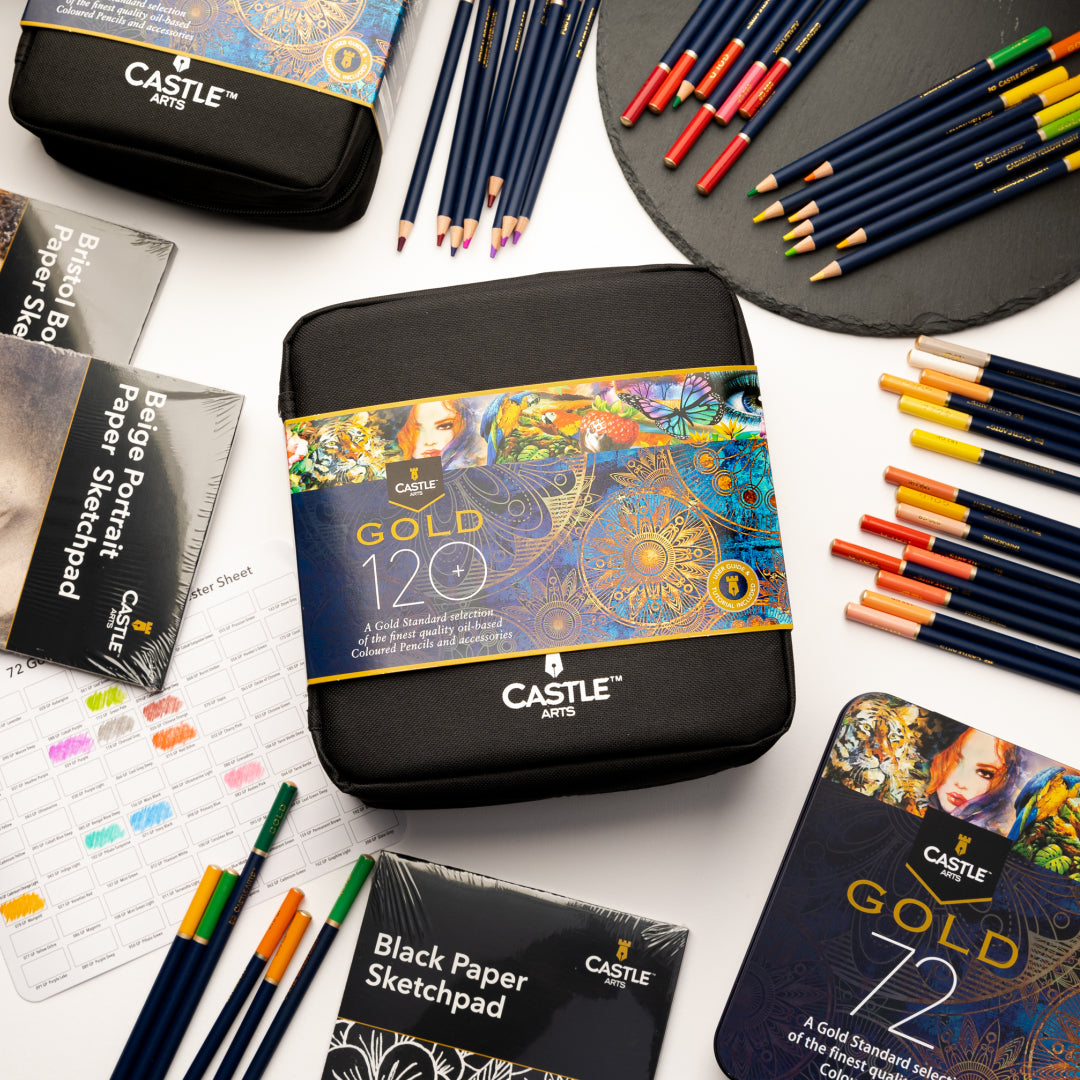 Pourquoi choisir les crayons de couleur Castle Gold ? Château Arts