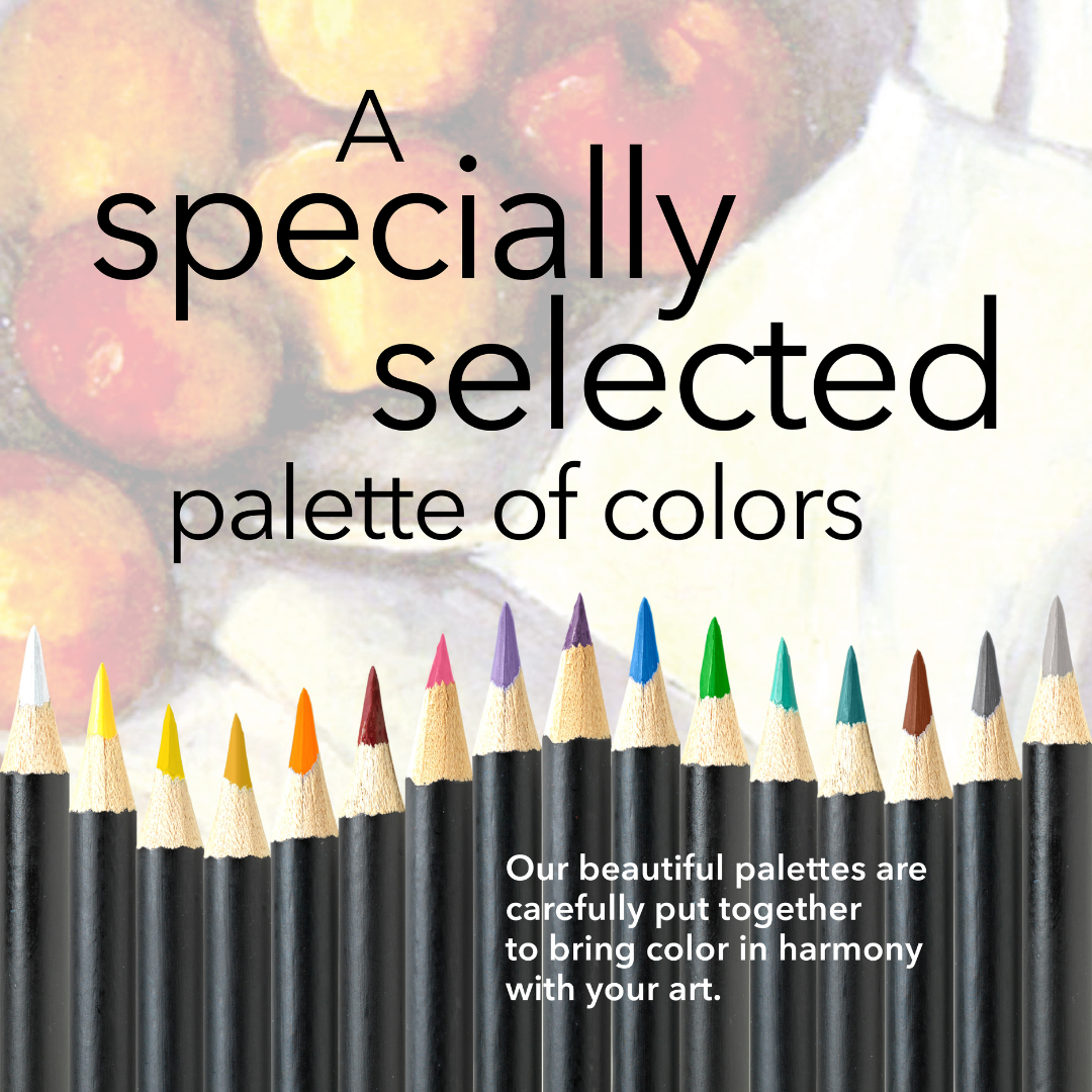 Ensemble de crayons de couleur Cezanne 24 pièces dans l'étin d'affichage
