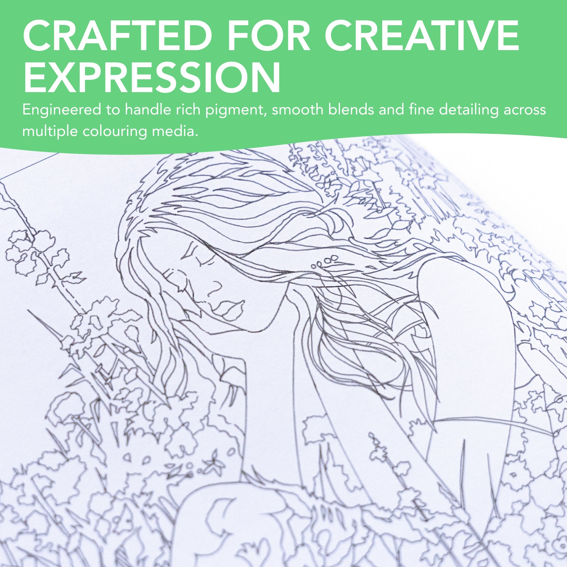 72-seitiges Frühlings-Malbuch