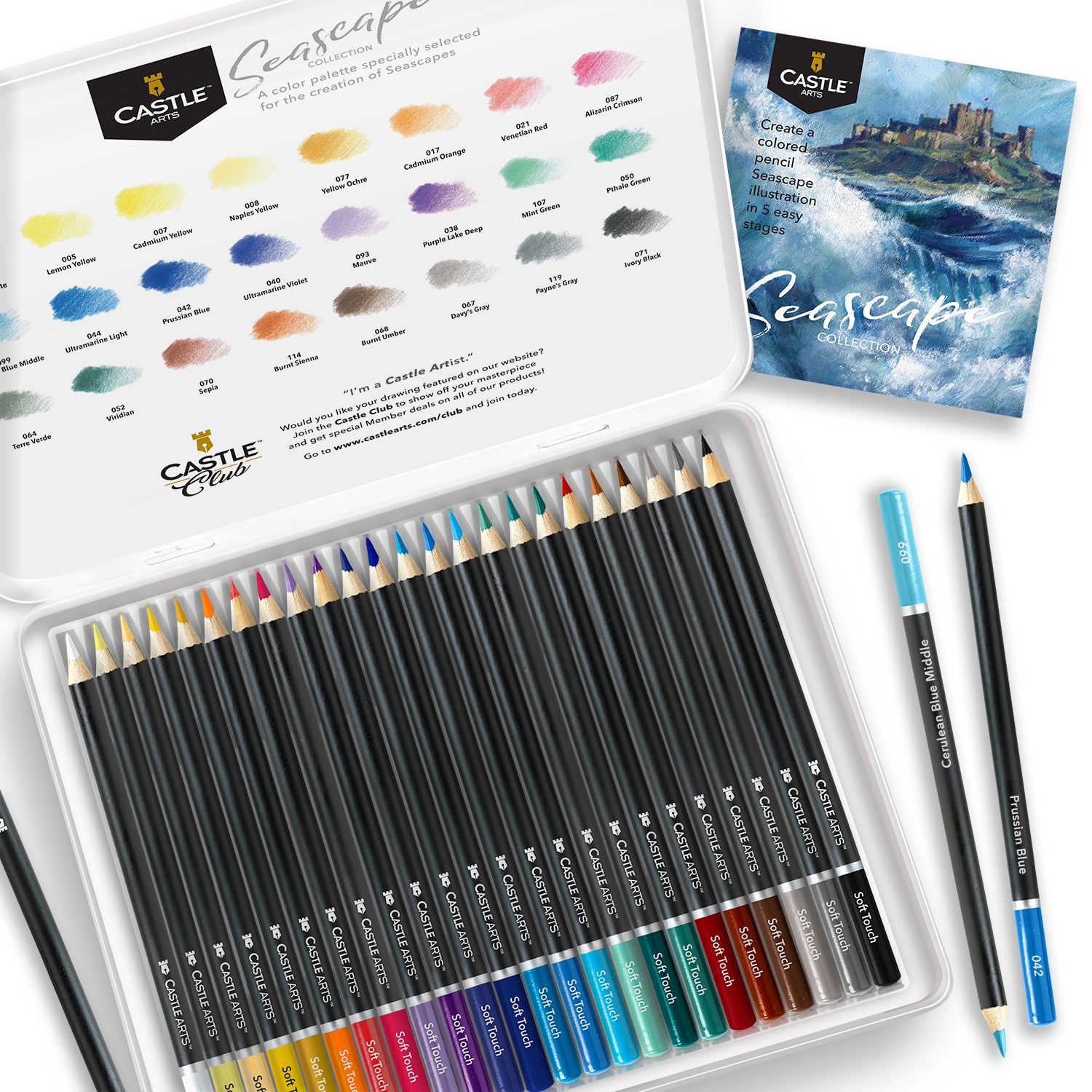 Crayon de couleur marins 24