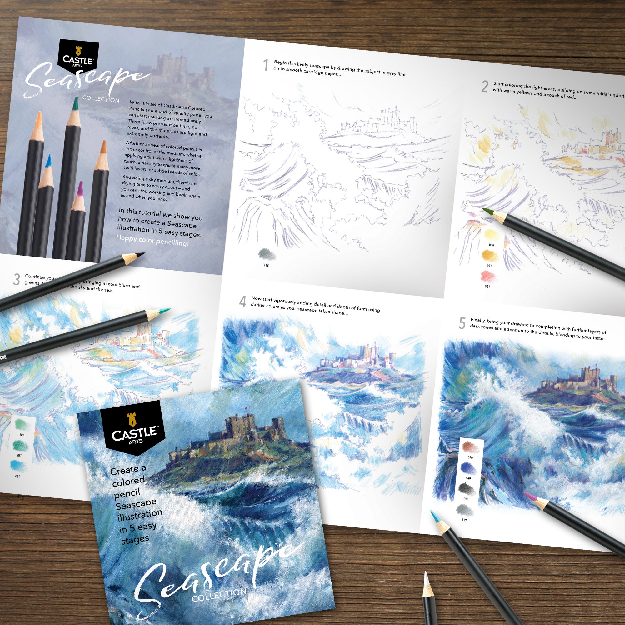 Crayon de couleur marins 24