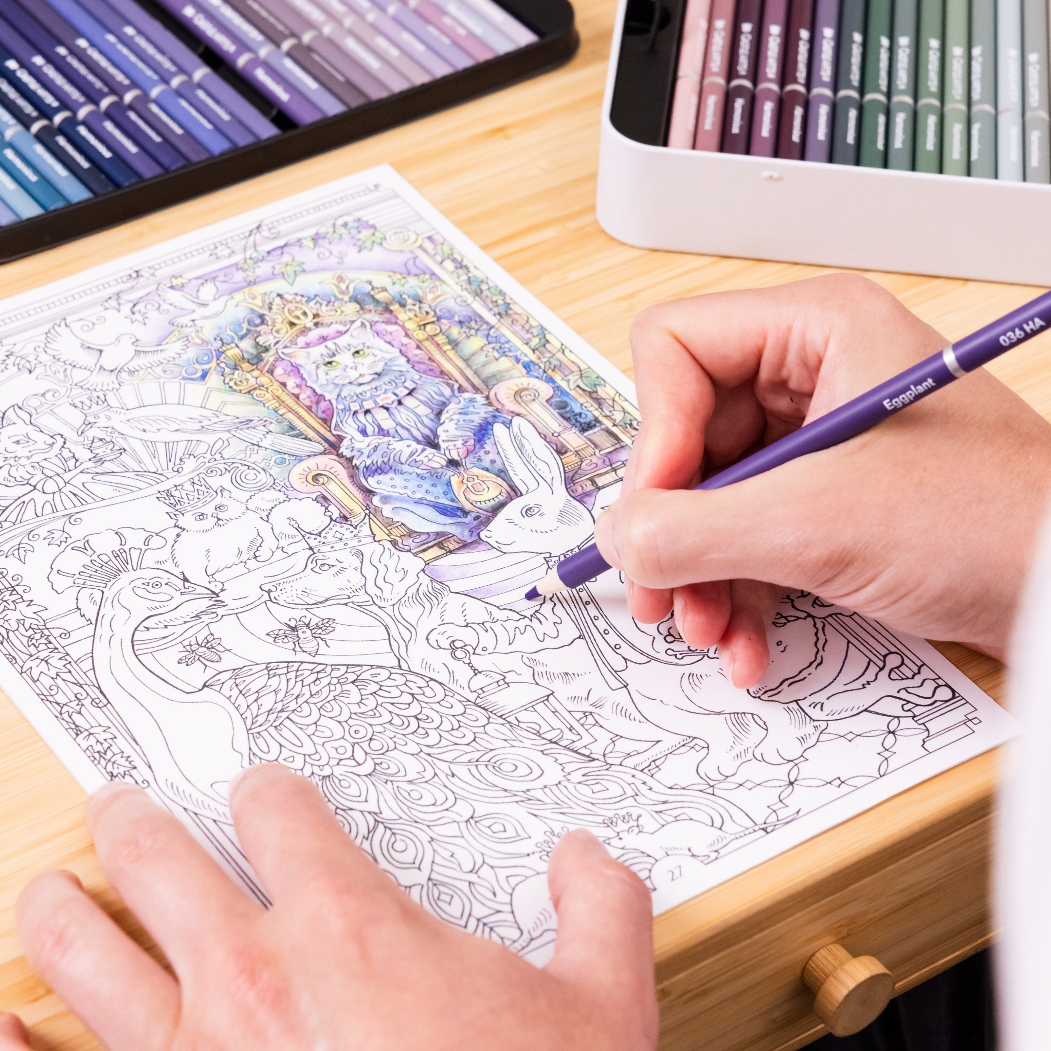 430 Pièces Harmonieuse Étuis Zippés De Dessin Et De Coloriage De Qualité Supérieure