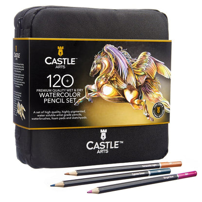 634 Piece Harmonious Expert Drawing and Colouring Pencil Zip Bundle