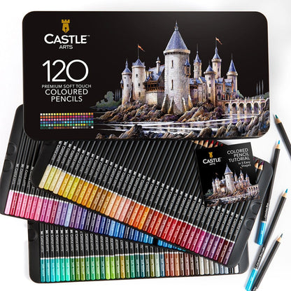 630 Piece Harmonious Expert Drawing and Colouring Pencil Tin Bundle