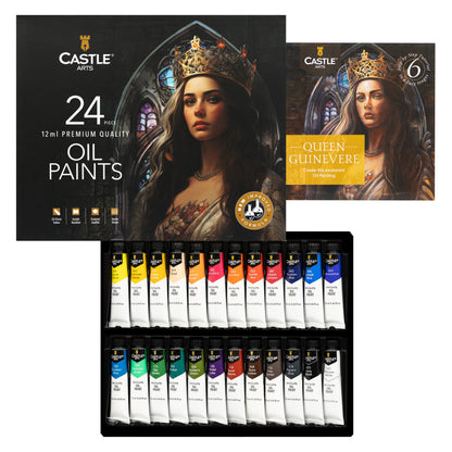 24 Teiliges Ölfarben Set
