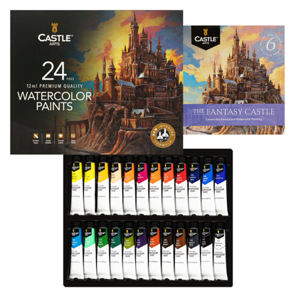 24 Teiliges Aquarellfarben Set