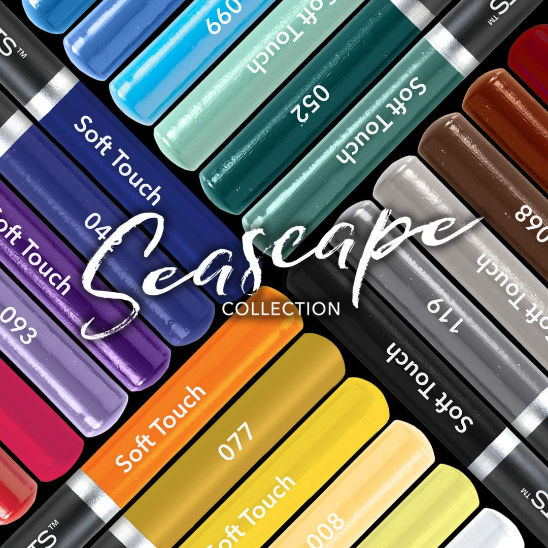 48 Teiliges Buntstift Palettenpaket mit Seascape und Monet