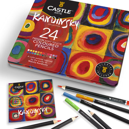 24 Piece Kandinsky Coloured Pencil Set in Display Tin