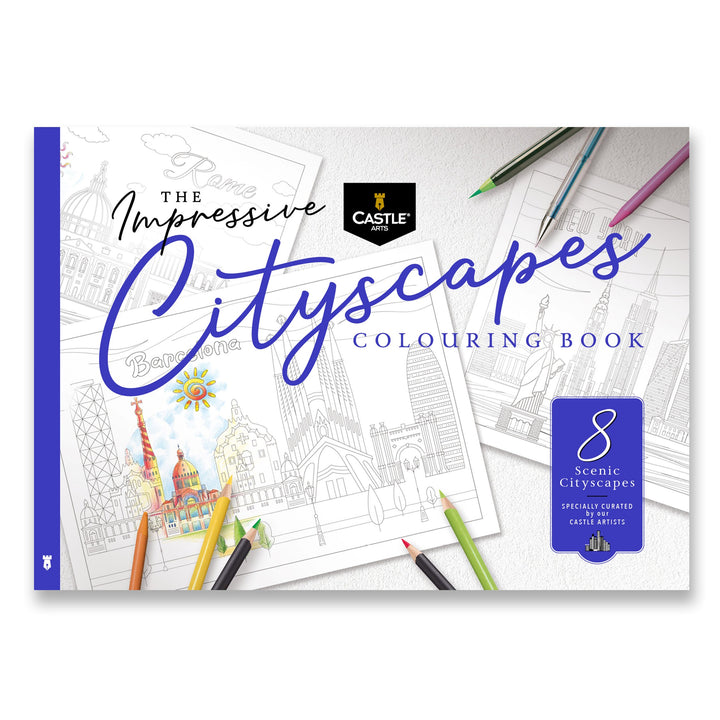Malbuch für Stadtansichten zum Ausdrucken [Digitaler Download]