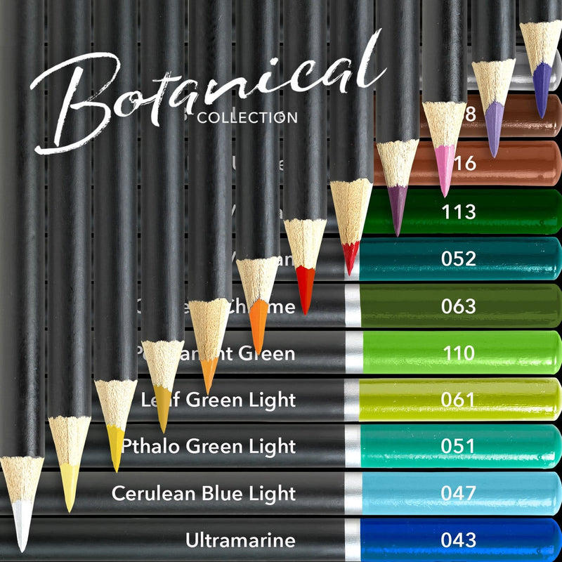 24 Teiliges Botanisches Buntstift Set In Display Dose